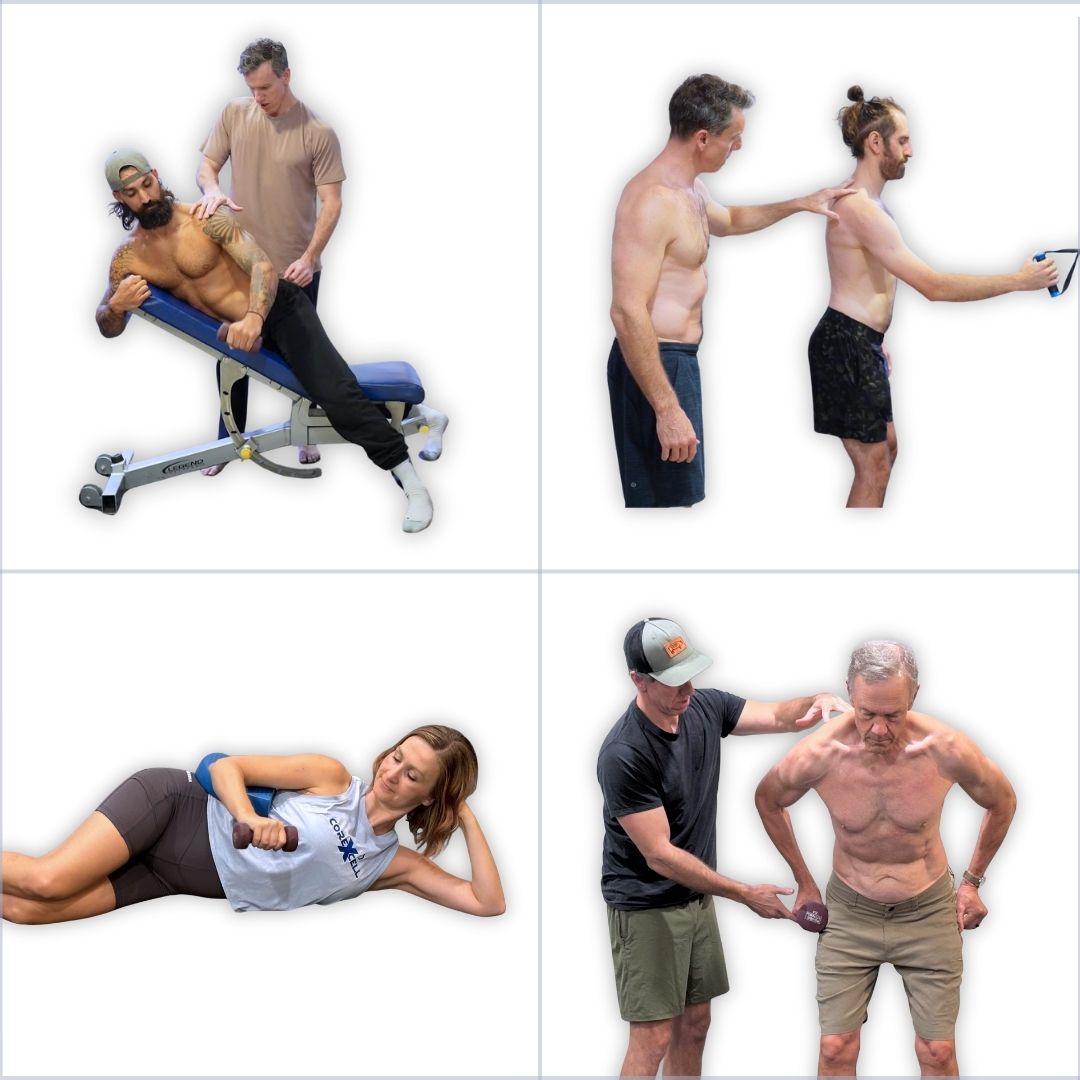 Four foundational shoulder exercises Corexcell method Greenville SC