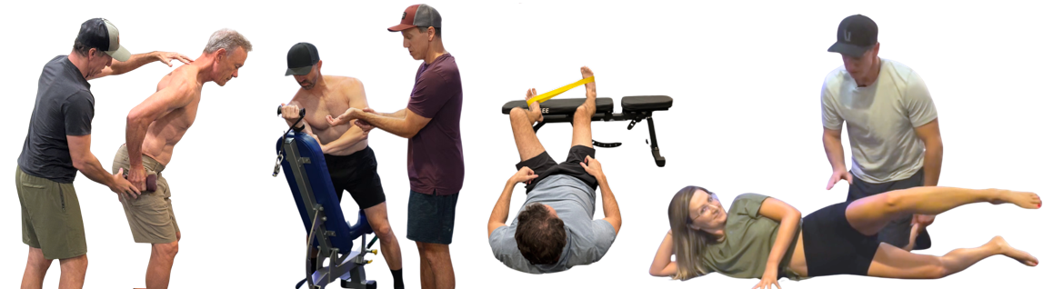 four_images_of_zach_working_with_clients Four images of Zach working with clients