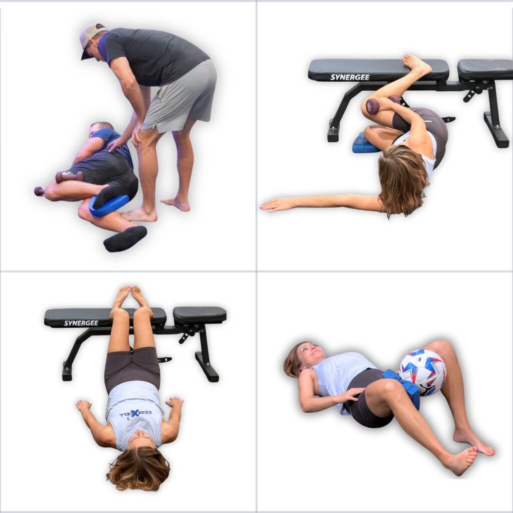 Four foundational hip and glute exercises for knee pain relief in Greenville SC